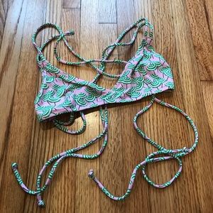 J. Crew Playa Monterey strappy bikini top